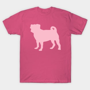 Pastel Pink Pug T-Shirt